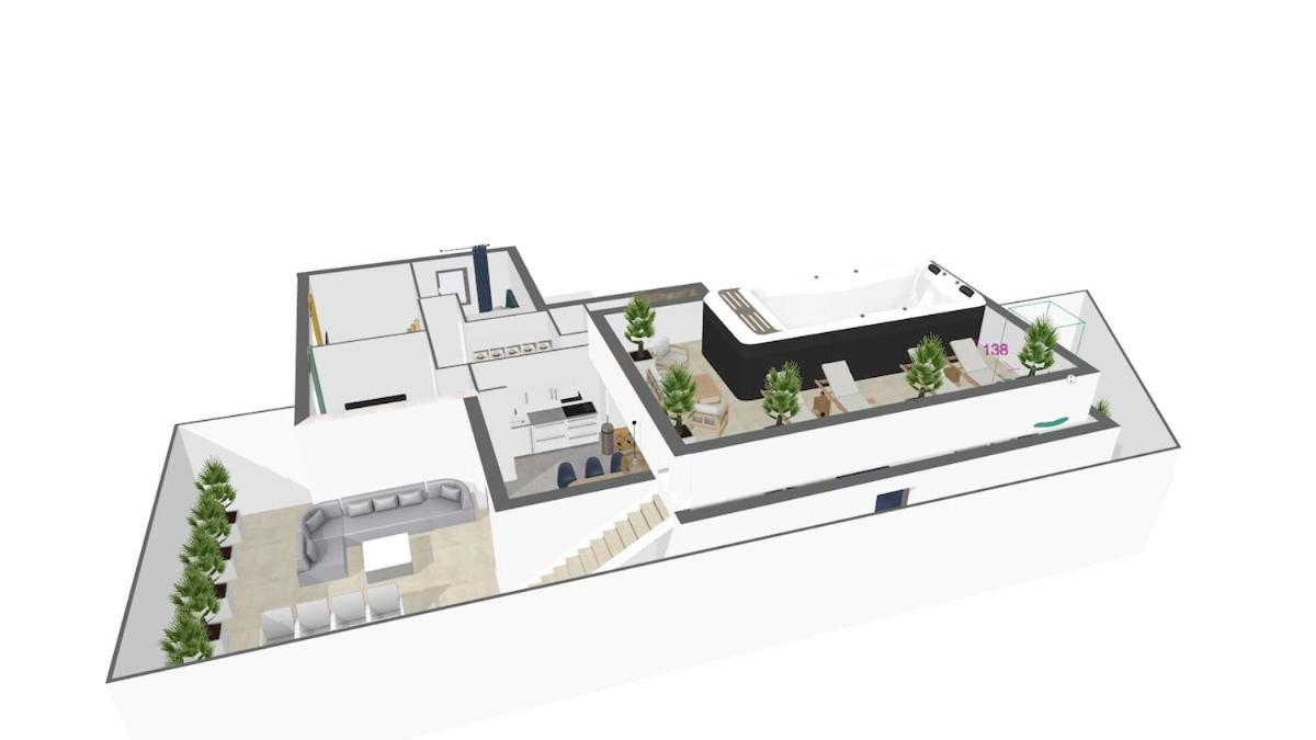 Apartamento Skyline Rooftop Swim